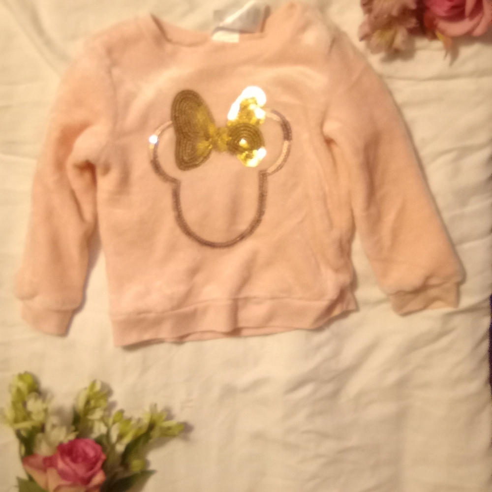3T pink Minnie Mouse sweater